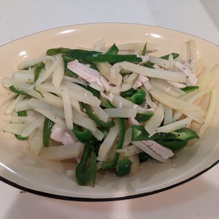 シャキシャキじゃがいもとしっとり鶏むね肉の蒸し焼き